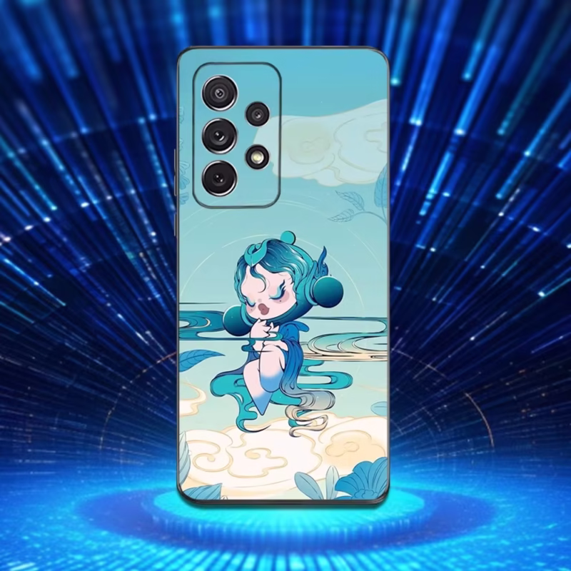 Samsung S25, S24, S23, S22, S21, S20, S10, Ultra, Plus, Lite, FE, Soft Silicone Black Cover, Adorable S-SkullPanda-ES Phone Case - Image 3