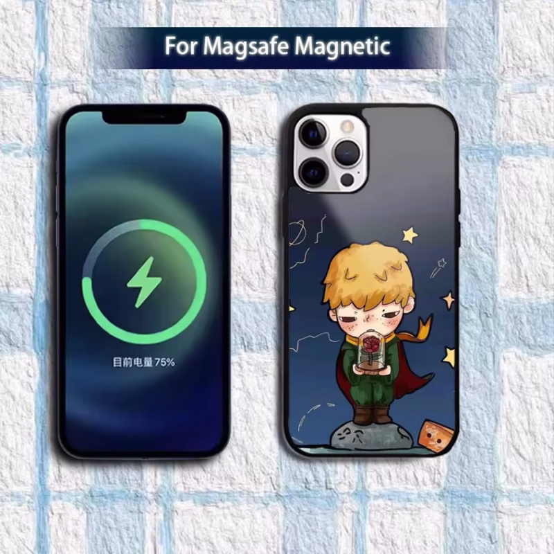 For iPhone 16e,16,15,14,13,12,11,Plus,Pro,Max, and Mini Magsafe Magnetic Wireless Charging, this adorable H-Hironos phone case - Image 2