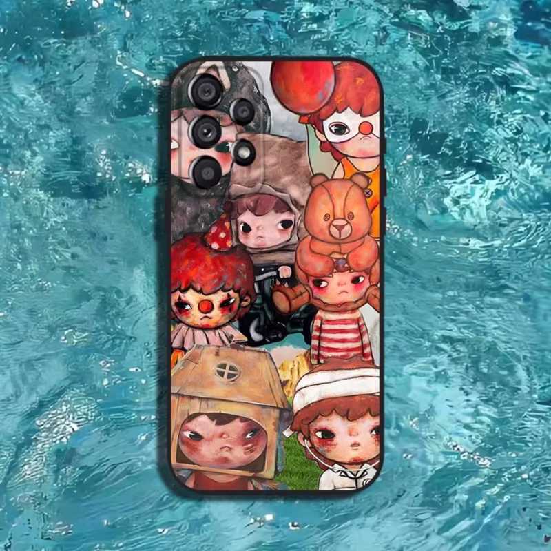 Samsung Galaxy A20, A21s, A22, A31, A32, A52, A53, A72, 73, and A80 Soft Black Cover Phone Case by H-Hirono P-POP M-MARTs - Image 4