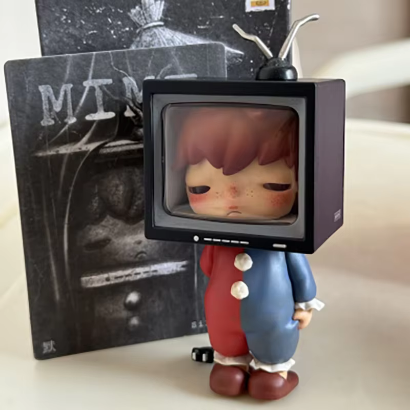 Toys Doll Adorable Anime Figure Desktop Decorations Set PresentAdorable Model Present Blind Box Mystery Box Guess Bag for the Hirono Mime Series