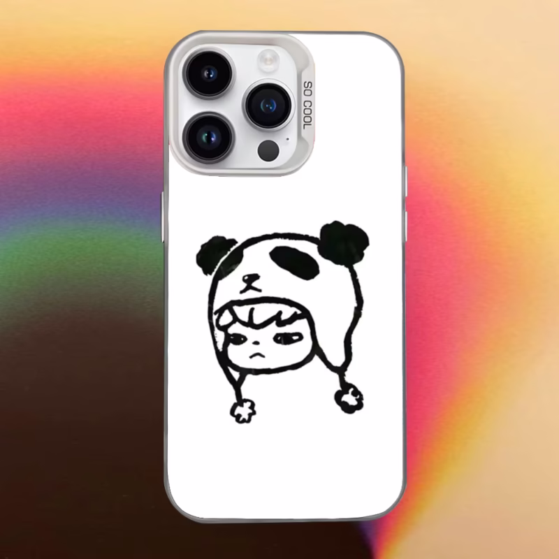 Hirono Adorable White Matte Hard Phone Case for iPhone 16, 15, 14, 13, 12, 11, 8, 7, Pro, Max, Plus, Mini, XS, and SE - Image 2