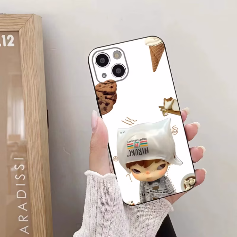 Adorable H-HIRONOS Boy Phone Case for iPhone 16, 15, 14, 13, 12, 11, Plus, Pro, Max, XR, XS, X, 7, 8, Plus, SE, Soft Mini Silicone - Image 4