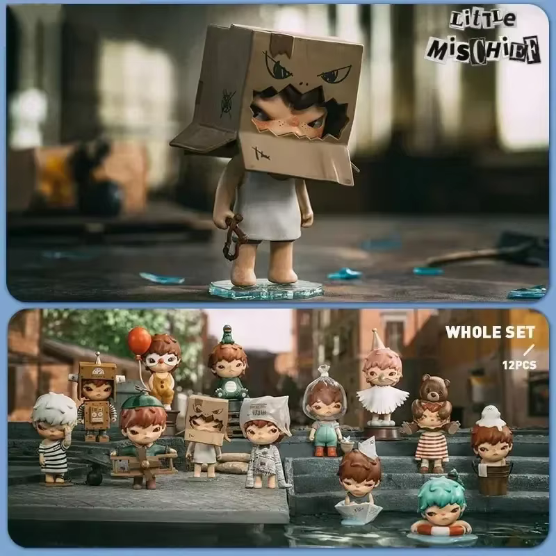 Toys Doll Cute Anime Figure Desktop Ornaments Collection Gift Cute Hirono Little Mischief Series Blind Box Mystery Box Guess Bag Accessories