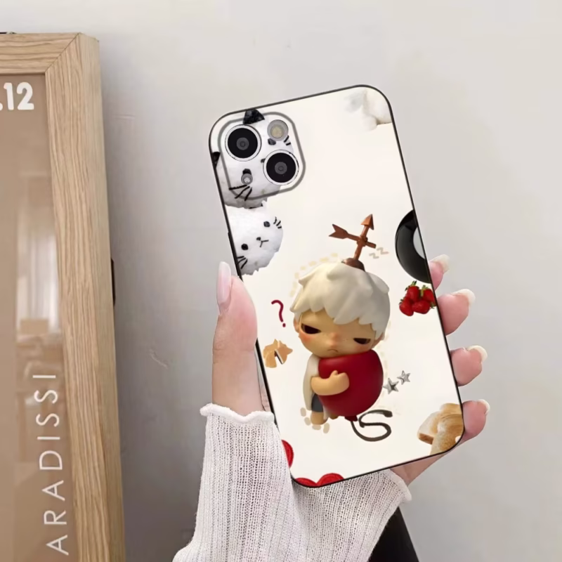 Adorable H-HIRONOS Boy Phone Case for iPhone 16, 15, 14, 13, 12, 11, Plus, Pro, Max, XR, XS, X, 7, 8, Plus, SE, Soft Mini Silicone - Image 5