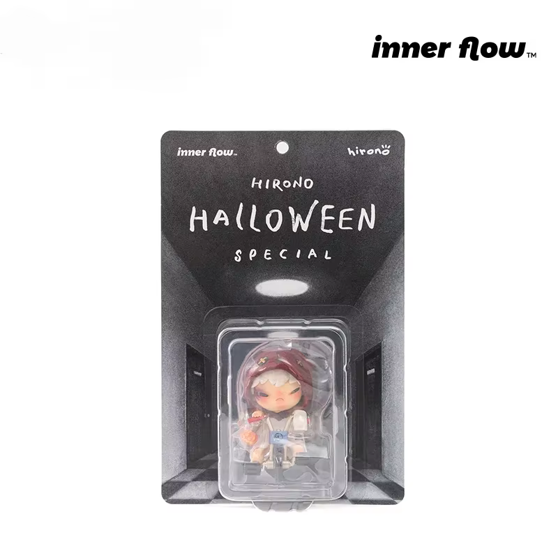 Gift for Model Girls: Hirono Halloween Kawaii Anime Action Figure Ornament Figurines for Home Decor Desktop Dolls