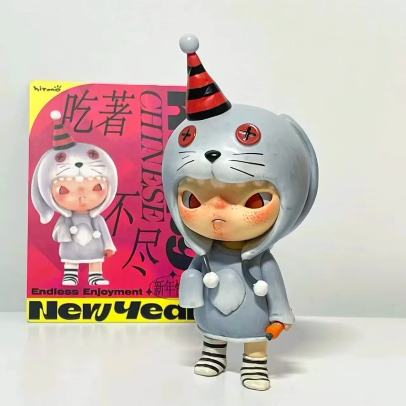 Skullpanda Hirono New Arrivals Ladies Gentlemen Dimoo New Year Collection Figures Toys All Stars Together in Stage - Image 2