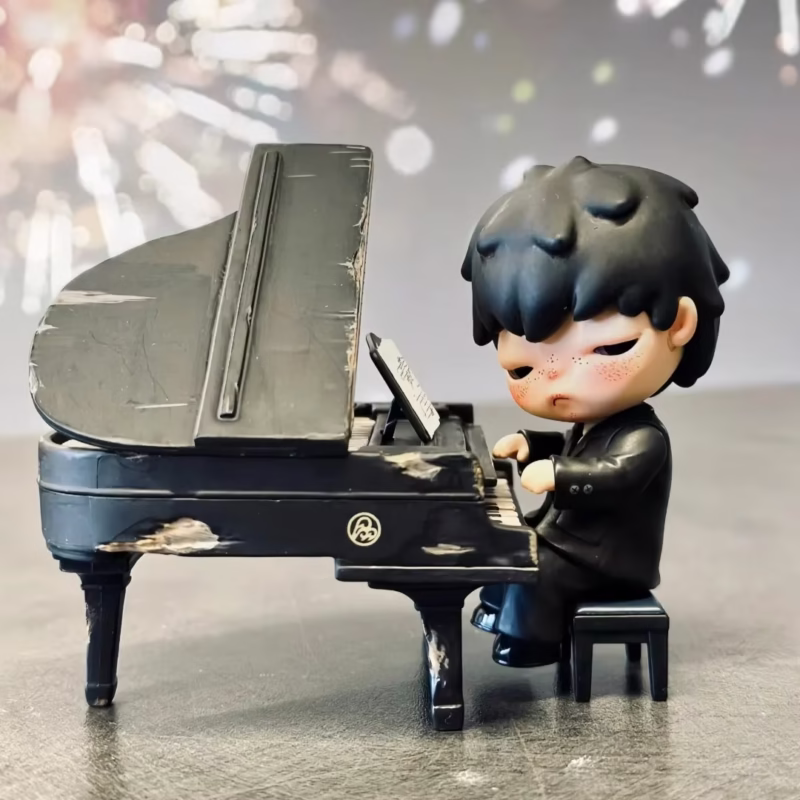 Designer Toy Decoration Gift EMO Peace Loneliness Hirono Reshaped Statue Statue Lonely Reticent Boy Figure Rebirth