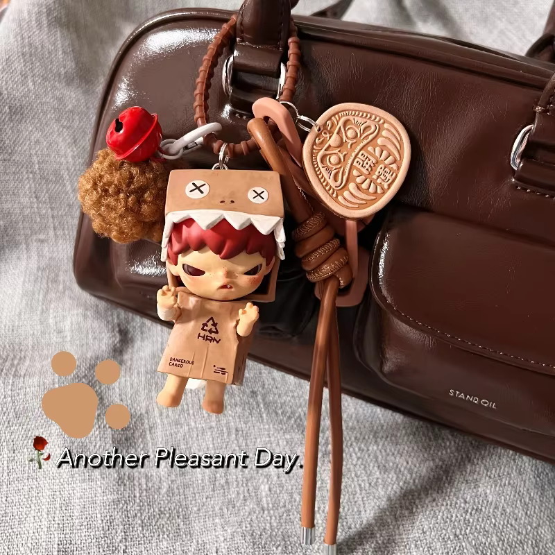 Model Doll Toy Birthday Present Hirono Shelter Series Lovers Fashion Trend Keychain PendantAdorable Bag Decoration Pendant