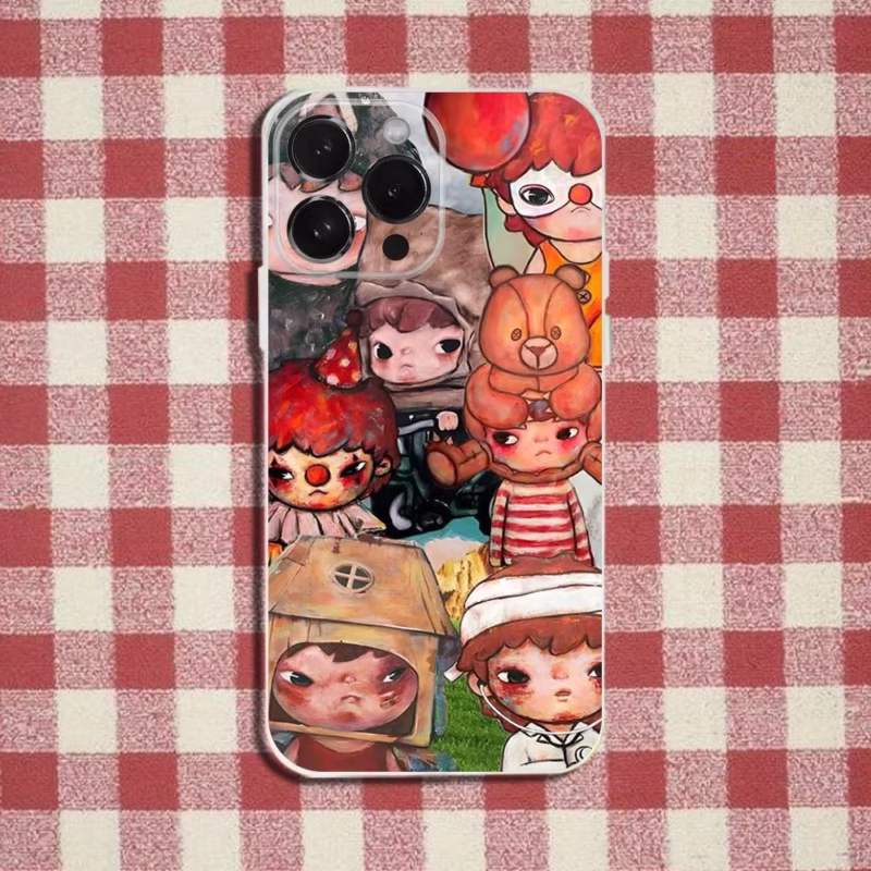 For the iPhone 16, 15, 14, 13, 12, 11, Pro, Max, Plus, X, XS, XR, SE, and Mini Transparent Silicone Soft Case, H-Hirono P-POP M-MARTs - Image 3