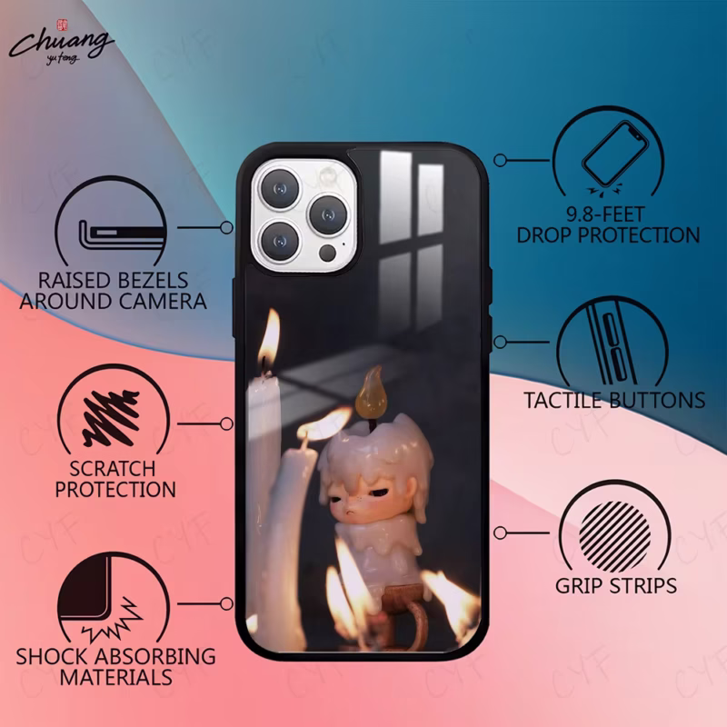 Adorable H-Hirono Phone Cover for Models 11–13–14–15–16 Pro Max mini Plus with powerful magnetic attraction - Image 2