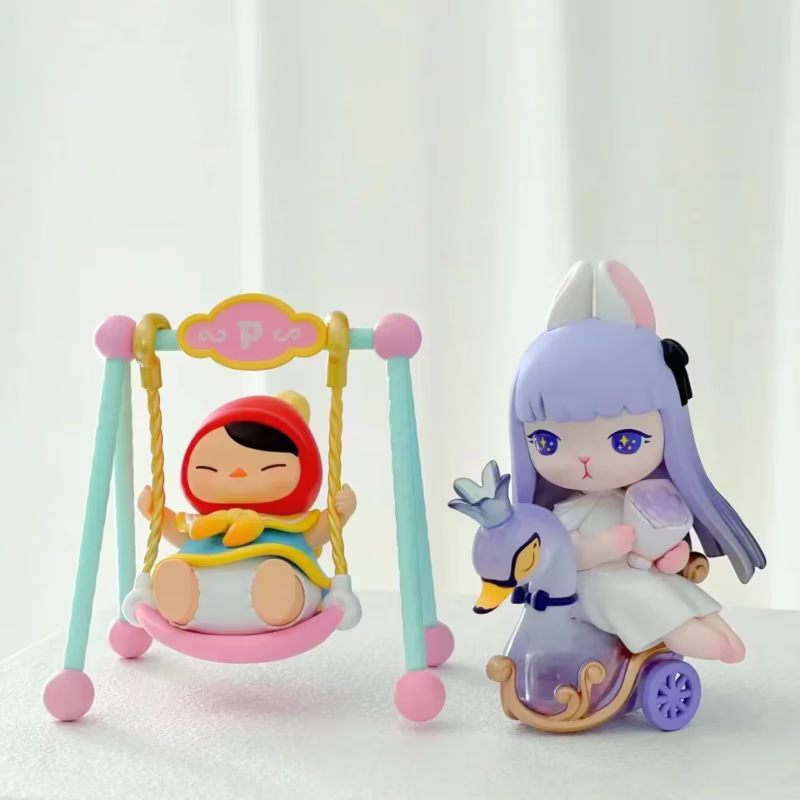 Happy Land Amusement Park Figure Dimoo Molly Sad Clown Miniatures Creative Art Toy Decoration of Hirono SP Getting Together - Image 4